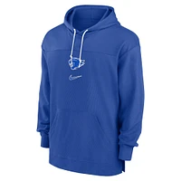 Men's Nike Royal Kentucky Wildcats 2024/25 Sideline Jersey Performance Pullover Hoodie