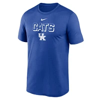 Men's Nike Royal Kentucky Wildcats 2025 Sideline Legend Performance T-Shirt