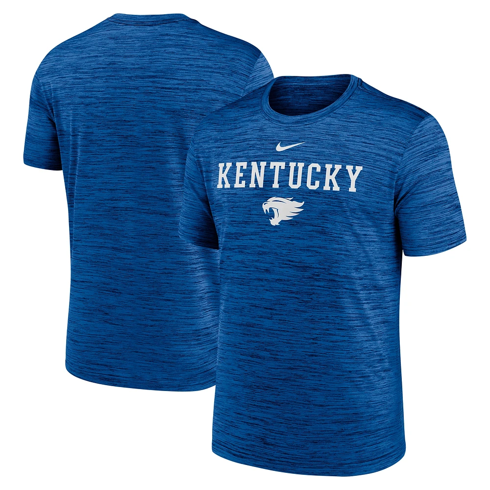 Men's Nike Royal Kentucky Wildcats 2025 Sideline Velocity Performance T-Shirt