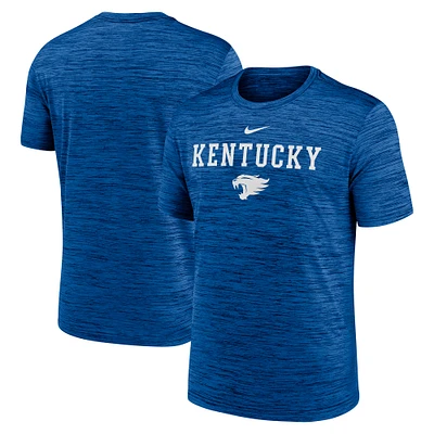 Men's Nike Royal Kentucky Wildcats 2025 Sideline Velocity Performance T-Shirt