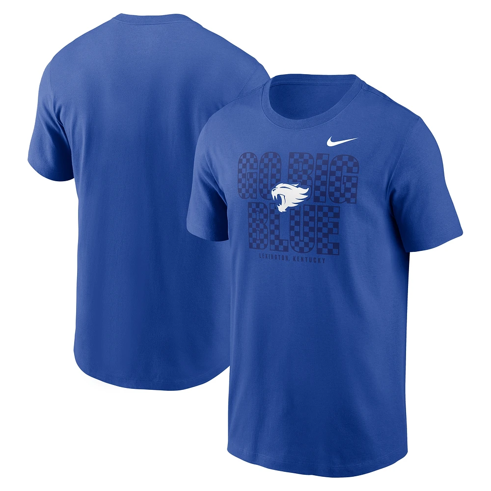 T-shirt Nike Royal Kentucky Wildcats Campus Local pour homme