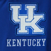 Men's Nike Royal Kentucky Wildcats Coach Short Sleeve Quarter-Zip Jacket