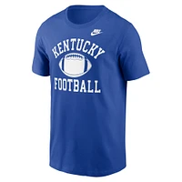 Men's Nike Royal Kentucky Wildcats Legacy Football Icon T-Shirt