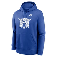 Men's Nike Royal Kentucky Wildcats Legacy Logo Club Fleece Pullover Hoodie