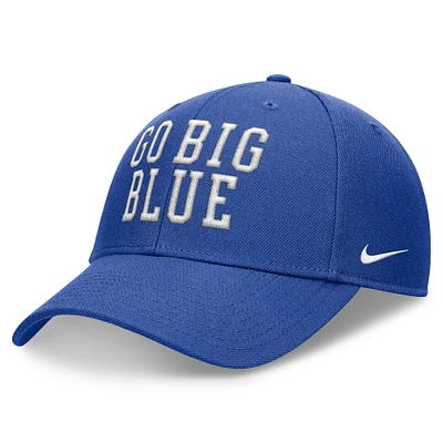 Casquette réglable à hauteur locale Nike Royal Kentucky Wildcats pour homme