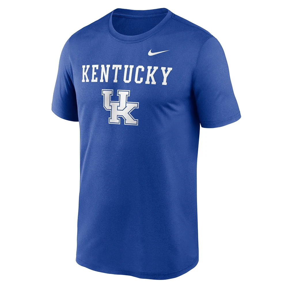 T-shirt Nike Royal Kentucky Wildcats Lockup Legend Performance pour homme