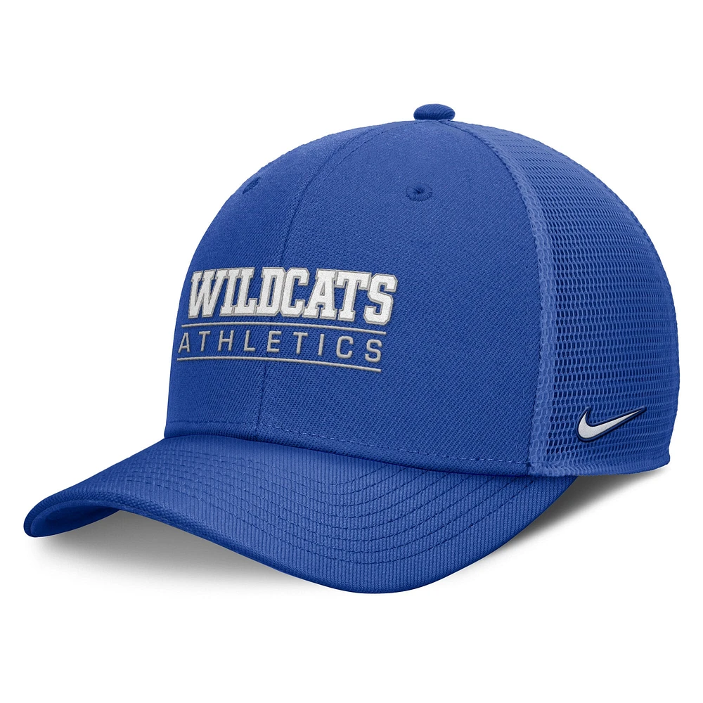 Casquette ajustable Nike Royal Kentucky Wildcats Rise pour homme