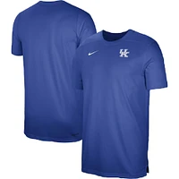 Haut de performance pour entraîneurs Sideline Nike Royal Kentucky Wildcats homme