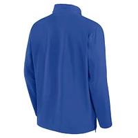 Veste Nike Royal Kentucky Wildcats Sideline Coaches à fermeture éclair quart de tour pour homme