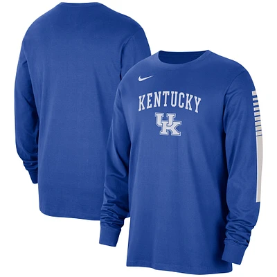 T-shirt à manches longues Nike Royal Kentucky Wildcats Slam Dunk pour homme