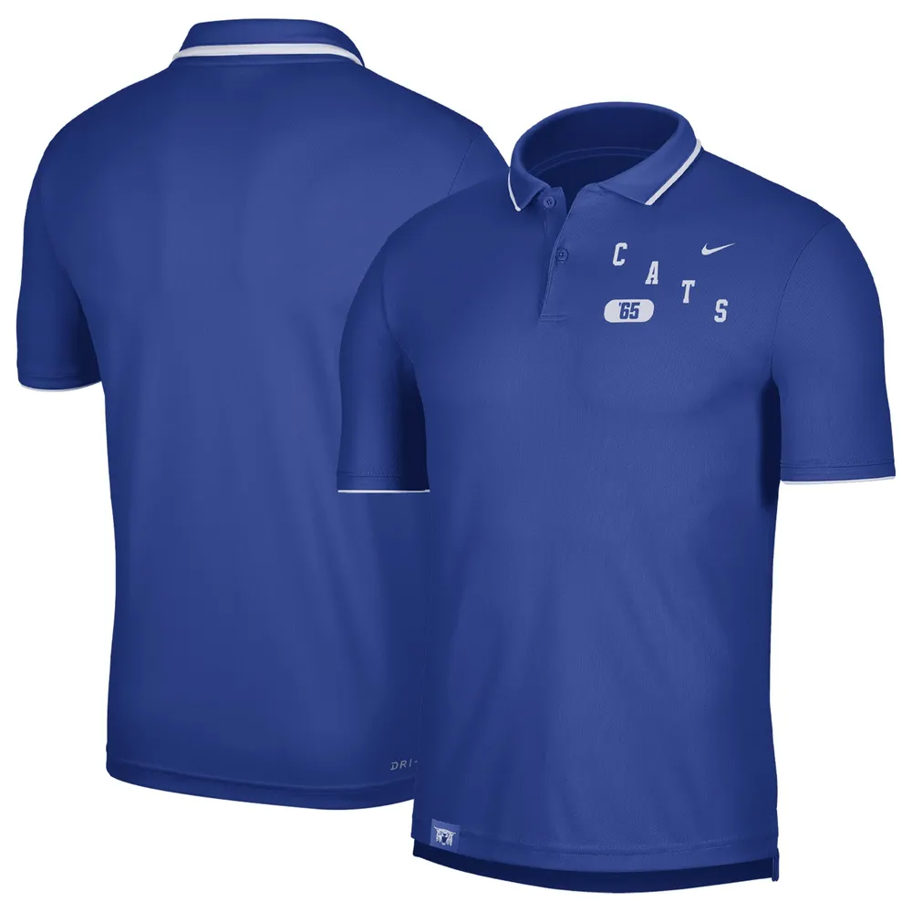 Polo Performance Nike Royal Kentucky Wildcats Wordmark pour Homme