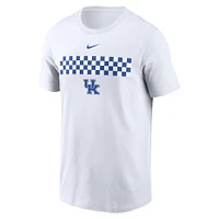 Men's Nike White Kentucky Wildcats Campus Pattern T-Shirt