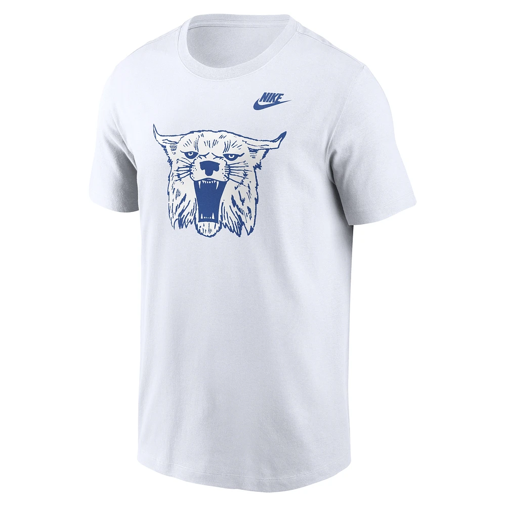 T-shirt Nike blanc avec logo alternatif Legacy des Wildcats du Kentucky pour homme