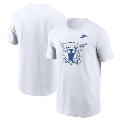 T-shirt Nike blanc avec logo alternatif Legacy des Wildcats du Kentucky pour homme