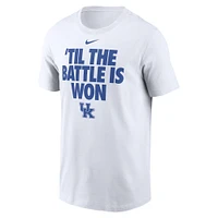 T-shirt Nike blanc Kentucky Wildcats Local Ultimate Chant pour homme