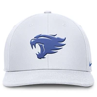 Casquette Nike blanche Kentucky Wildcats Primetime Pro Snapback pour homme