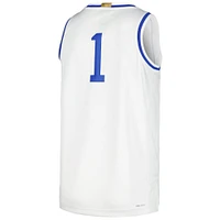 Men's Nike White #1 Kentucky Wildcats Limited Retro Jersey