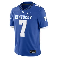 Men's Nike Will Levis Royal Kentucky Wildcats Player Game Jersey