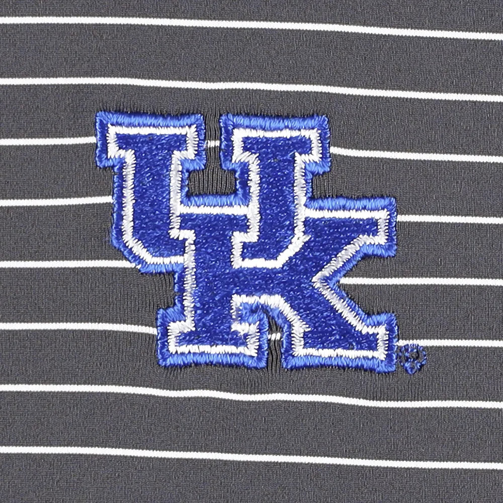 Men's Peter Millar Gray Kentucky Wildcats Crafty Performance Jersey Polo