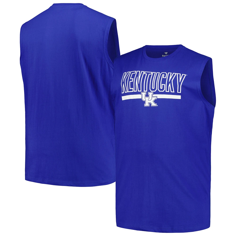 Débardeur Profile Royal Kentucky Wildcats pour hommes, grandes et