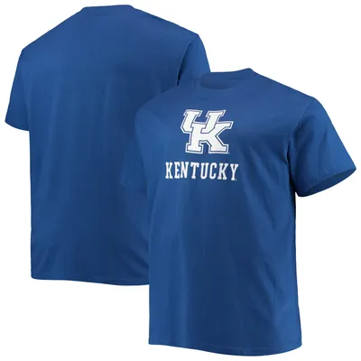 Kentucky Wildcats Big & Tall Lockup T-Shirt - Royal