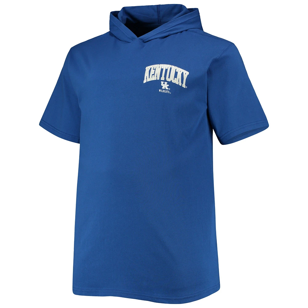 T-shirt à capuchon Big & Tall Team Royal Kentucky Wildcats pour homme