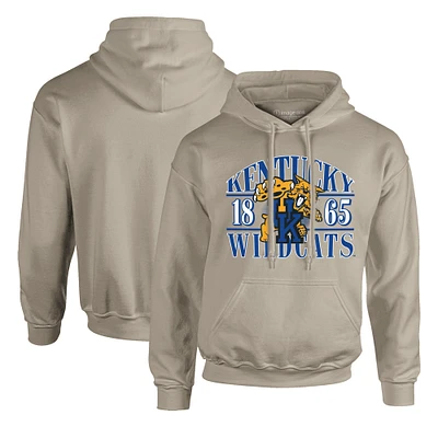 Men's  Tan Kentucky Wildcats Upper Arch Letters Pullover Hoodie