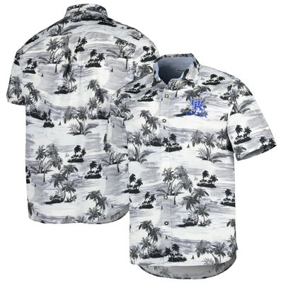 Men's Tommy Bahama Black Kentucky Wildcats Tropical Horizons Button-Up Shirt