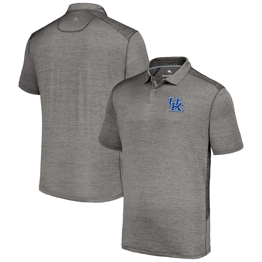 Polo Tommy Bahama gris Kentucky Wildcats Delray IslandZone pour hommes