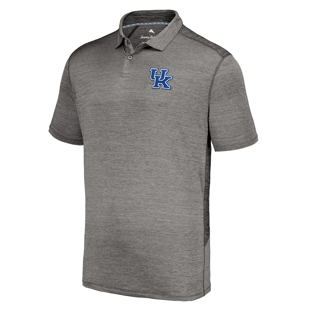 Polo Tommy Bahama gris Kentucky Wildcats Delray IslandZone pour hommes