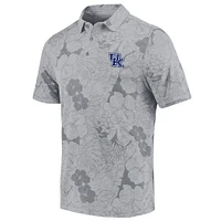 Polo Tommy Bahama gris Kentucky Wildcats Miramar Blooms pour hommes