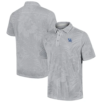 Polo Tommy Bahama gris pour homme Kentucky Wildcats Sport Santiago Paradise