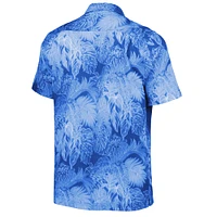 Chemise boutonnée Tommy Bahama pour hommes, bleu clair, Kentucky Wildcats Coast, Luminescent Fronds Camp