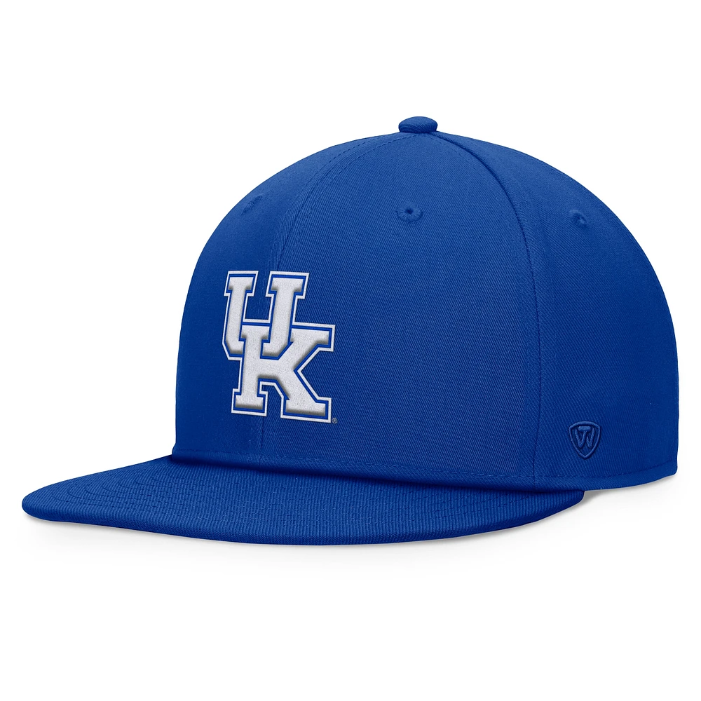 Men's Top of the World Royal Kentucky Wildcats Fundamental Snapback Hat