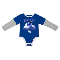 Newborn & Infant Colosseum Royal Kentucky Wildcats Next Stop Long Sleeve Bodysuit