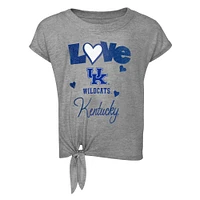 Preschool & Toddler Heathered Gray/Royal Kentucky Wildcats Forever Love T-Shirt Leggings Set