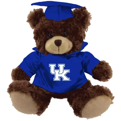Kentucky Wildcats 12'' Graduation Plush Bear - Royal/Brown