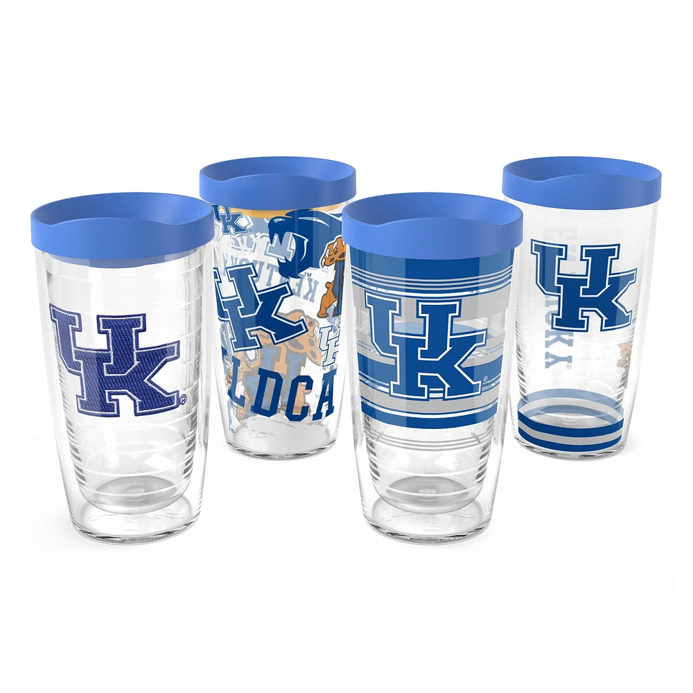 Tervis Kentucky Wildcats, paquet de quatre, 16 oz. Ensemble de gobelets classiques