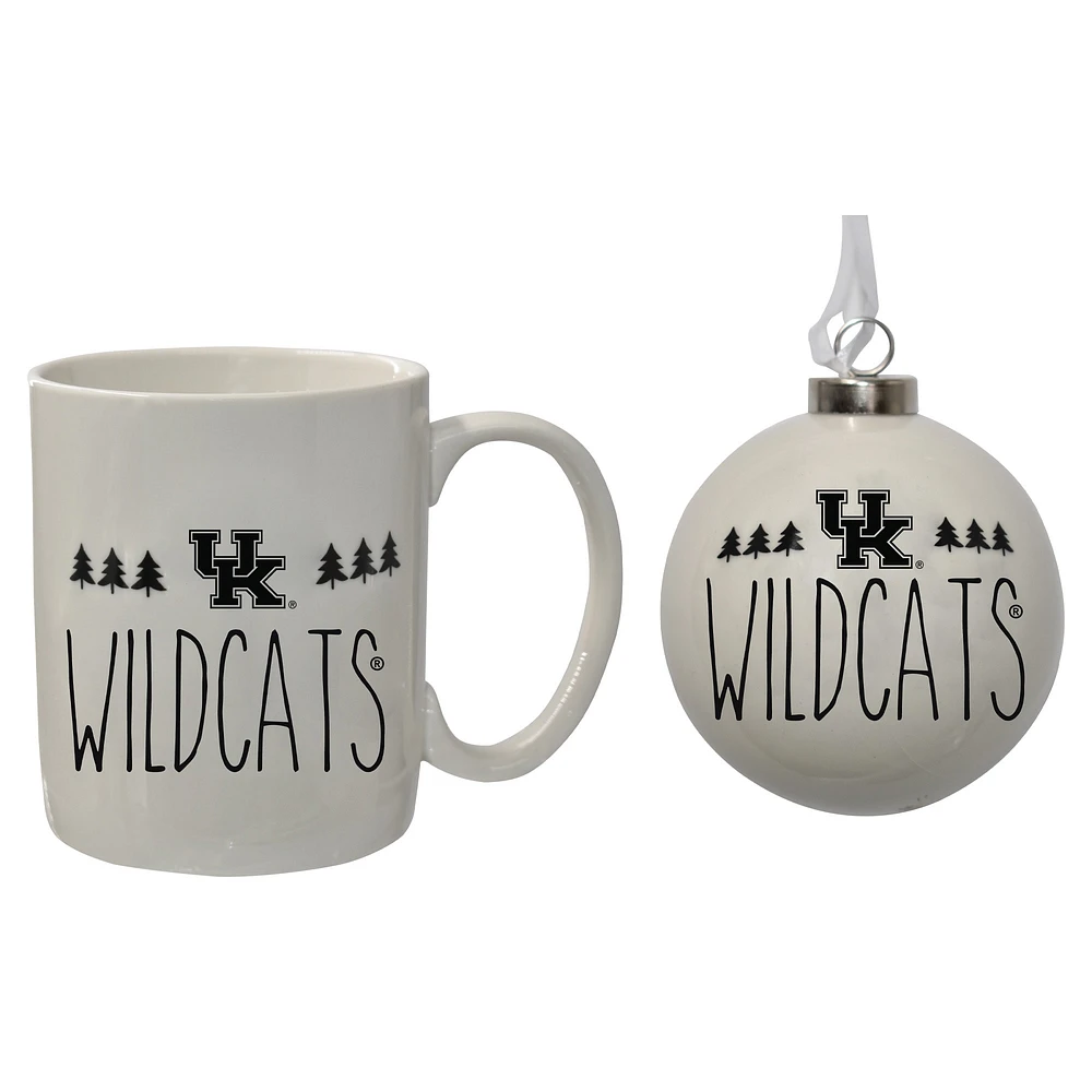 The Memory Company Kentucky Wildcats Holiday Ornament & Mug Set