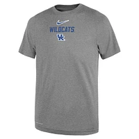 Toddler Nike Heather Gray Kentucky Wildcats Legend Slogan Performance T-Shirt