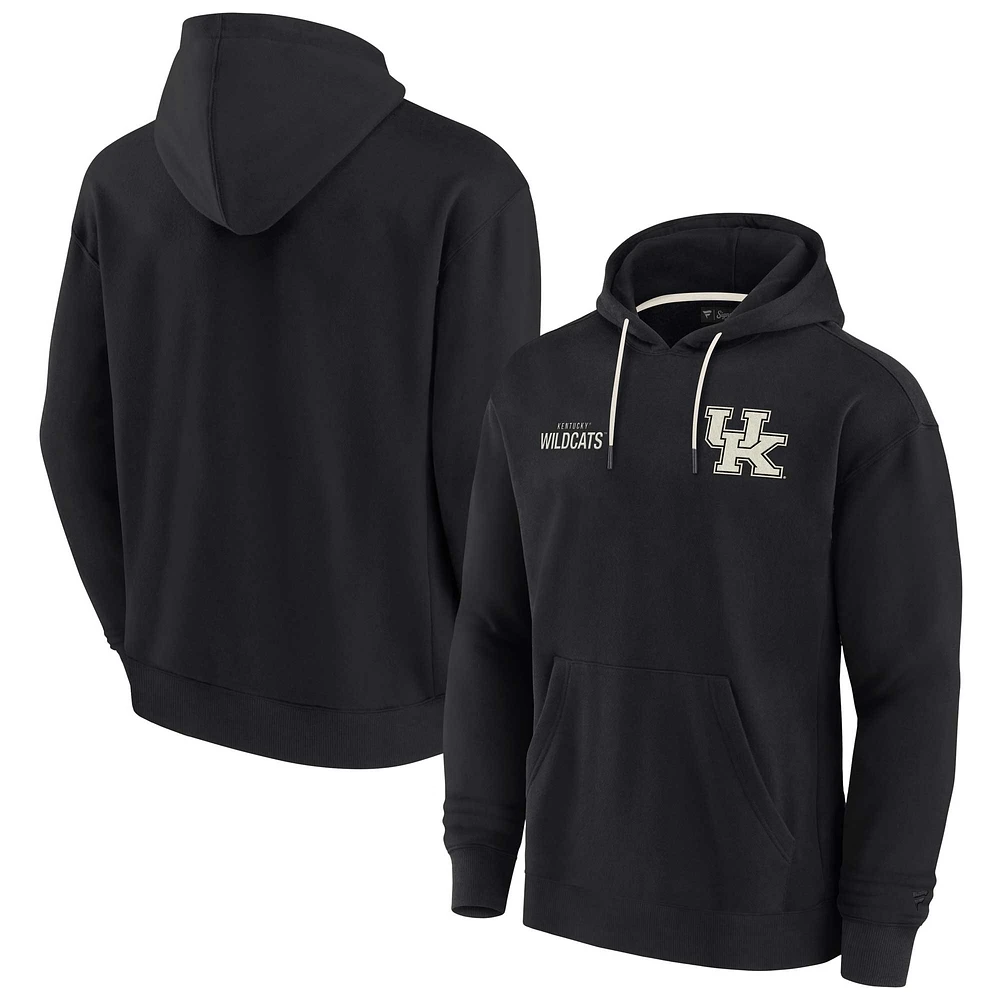 Unisex Fanatics Black Kentucky Wildcats Elements Super Soft Fleece Pullover Hoodie