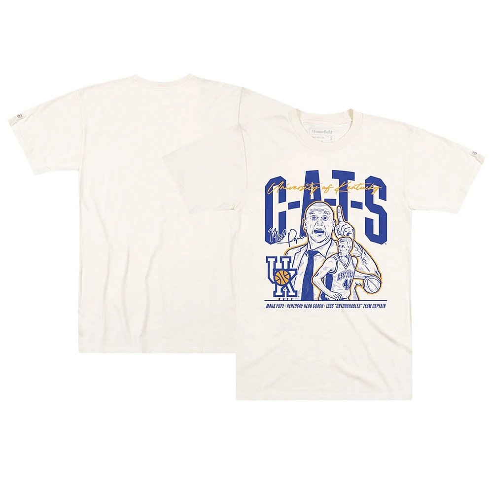 Unisex Homefield Mark Pope Cream Kentucky Wildcats T-Shirt