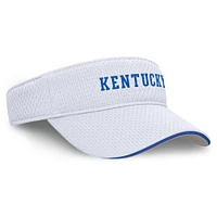 Visière ajustable unisexe Nike blanche Kentucky Wildcats 2025 Dugout Softball Ace Performance
