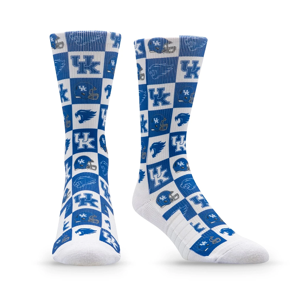 Chaussettes unisexes Strideline Kentucky Wildcats Premium 70's Bedding Crew