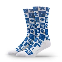 Unisex Strideline Kentucky Wildcats Premium 70's Bedding Crew Socks