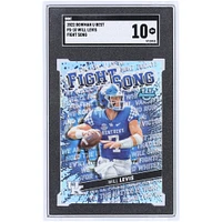 Will Levis Kentucky Wildcats 2022 Bowman Best U Fight Song #FS-10 SGC Authenticated 10 Card