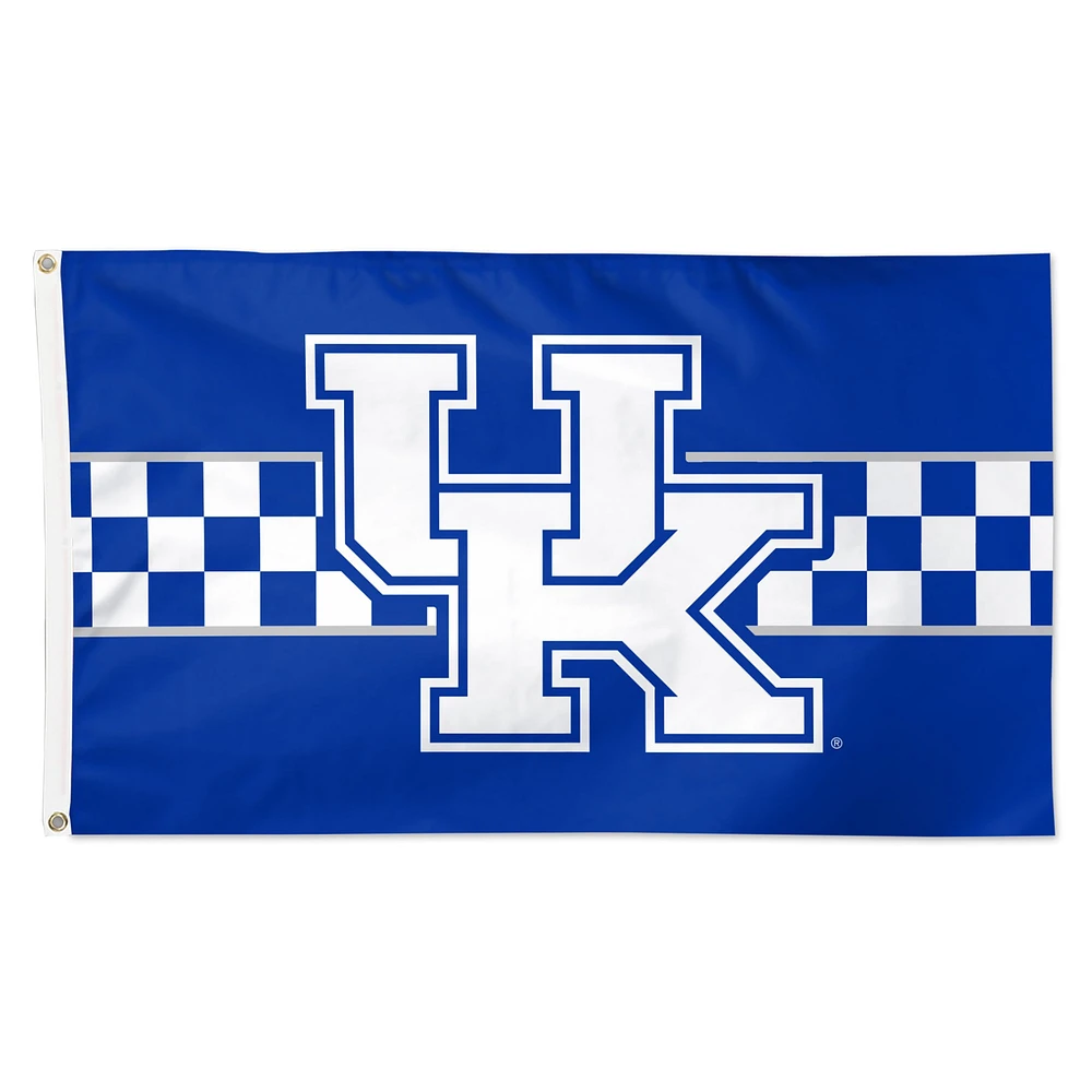 WinCraft Kentucky Wildcats Drapeau simple face de luxe à rayures horizontales 3 pi x 5 pi