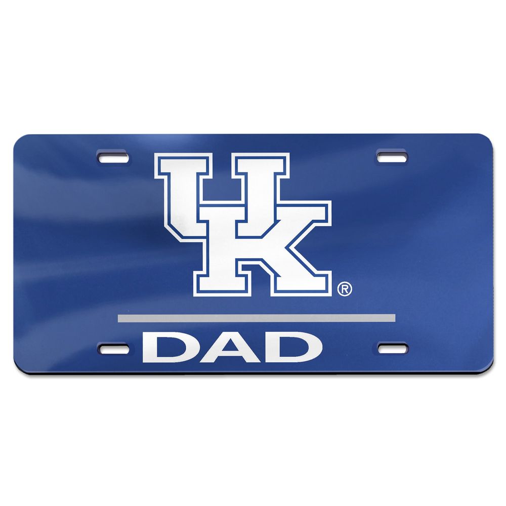 WinCraft Kentucky Wildcats Dad Laser Cut Acrylic License Plate