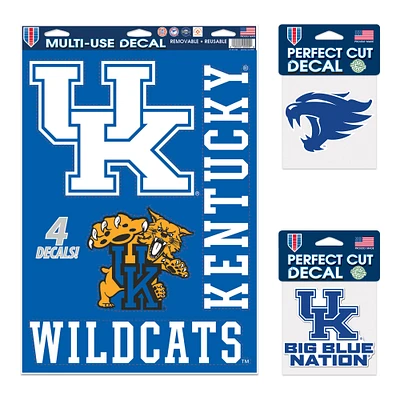 Pack de décalcomanies WinCraft Kentucky Wildcats