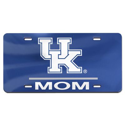 WinCraft Kentucky Wildcats Mom Laser Cut Acrylic License Plate